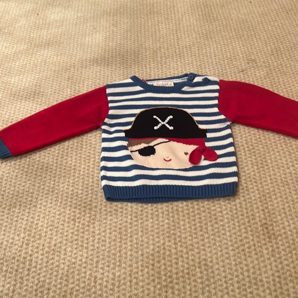 Zubels sweater 12m pirate ( NWT)